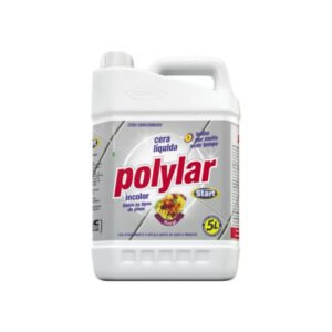 Cera Liquida Polylar Incolor Limpeza Piso - 5 Litros | Polylar Start